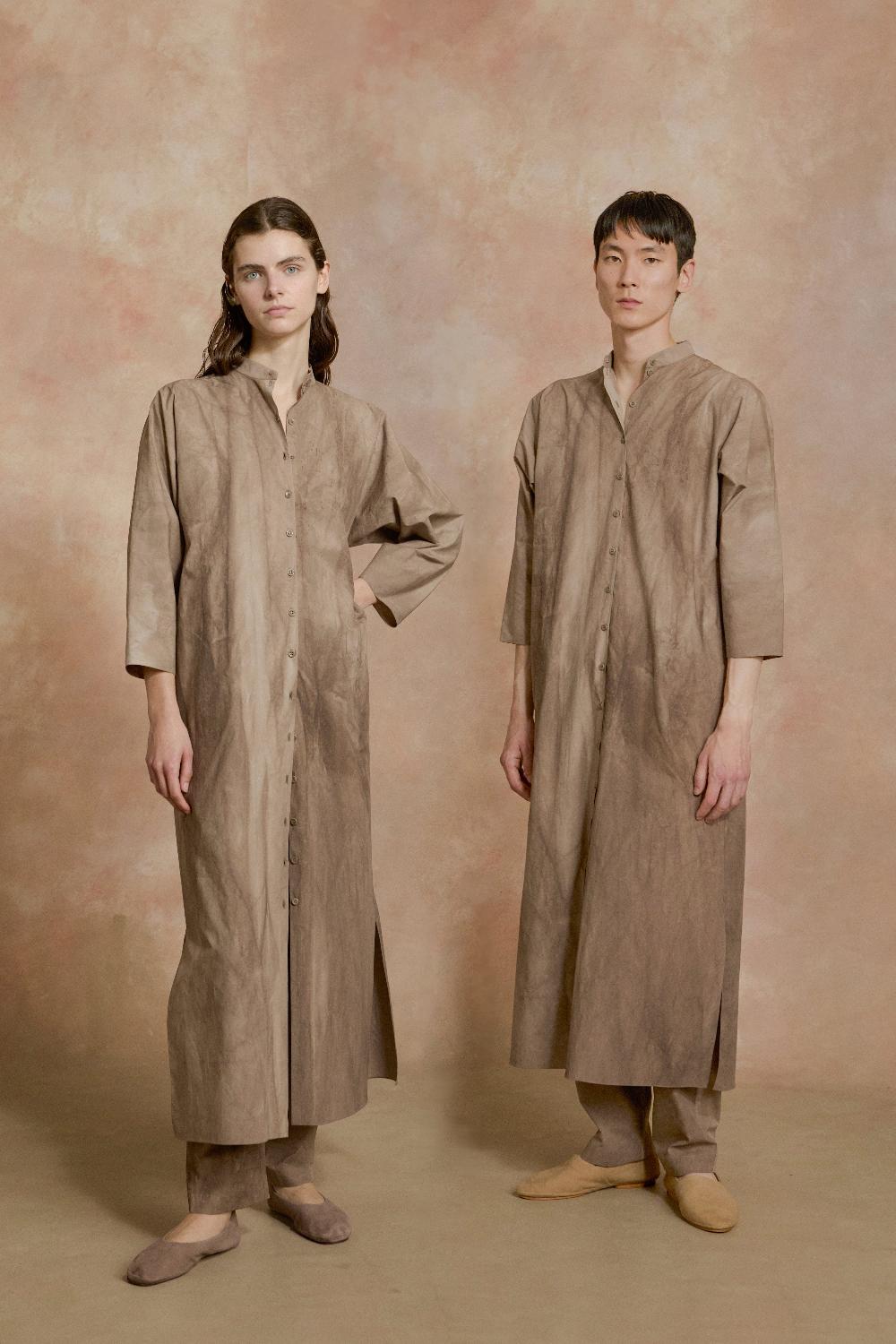 Cortana Ono Vestido Camisero Cacao Maltinto