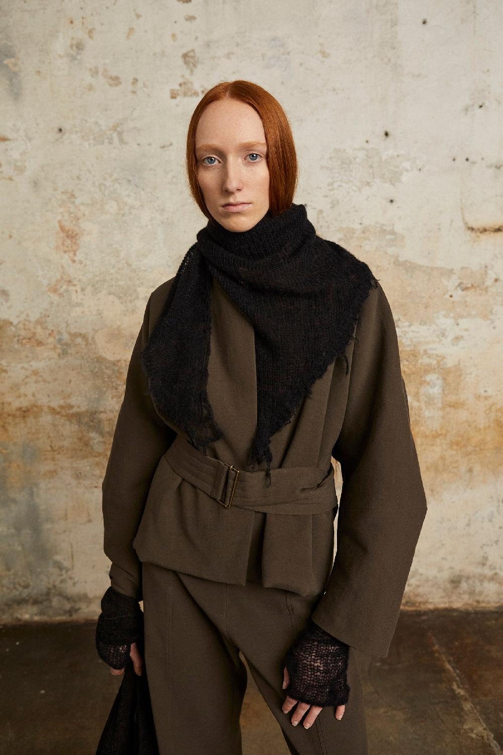 Cortana Onye Bandana De Punto Abierto Gris