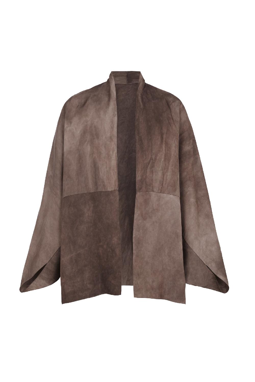 Cortana Opalo chaqueta amplia cacao maltinto