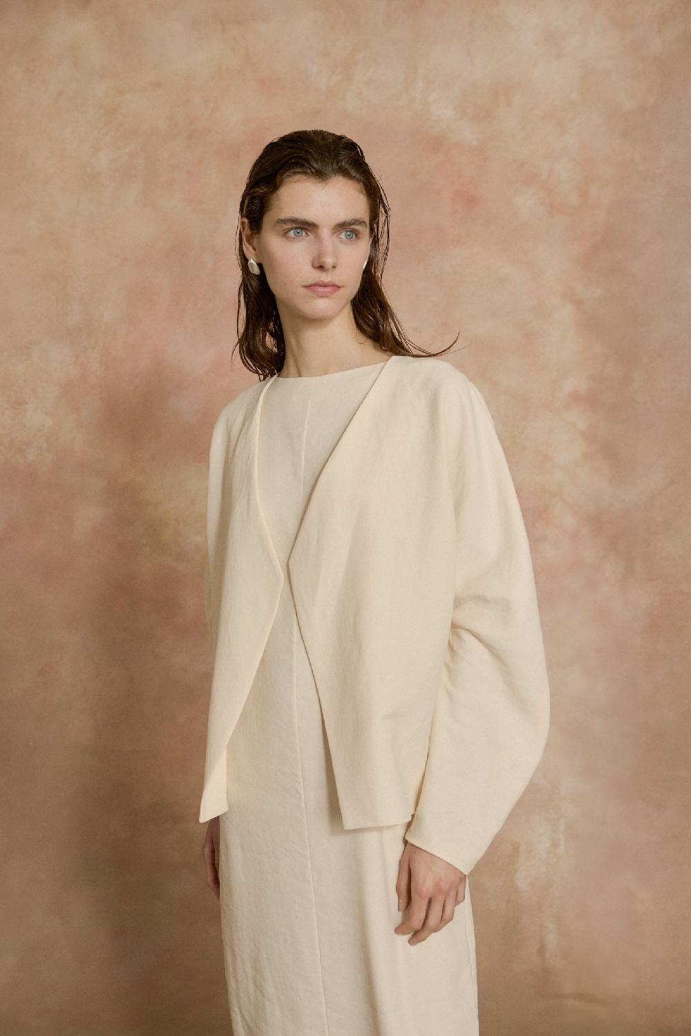 Cortana Organica Chaqueta Marfil