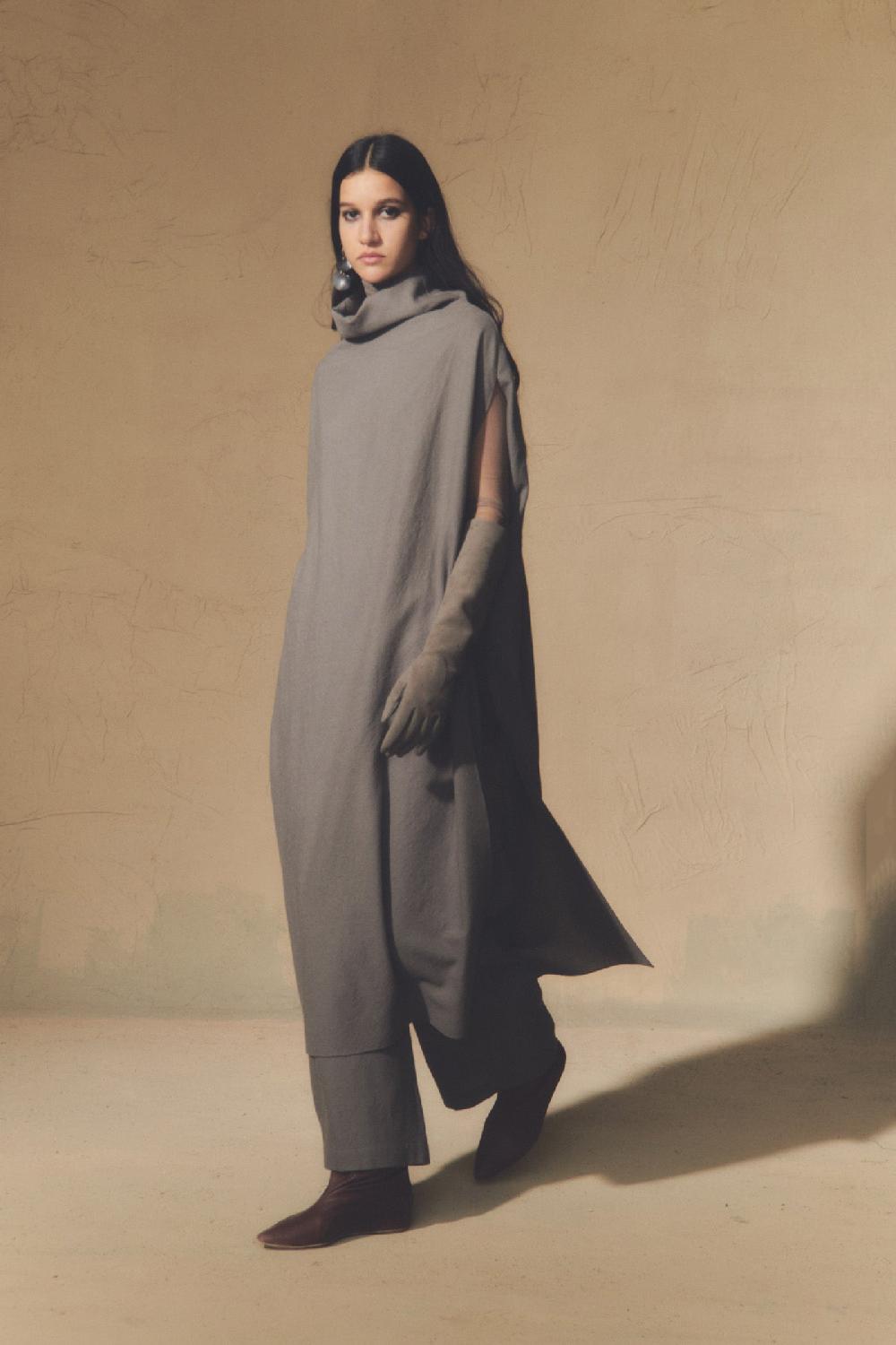 Cortana Patti Pantalón En Lana Virgen Gris