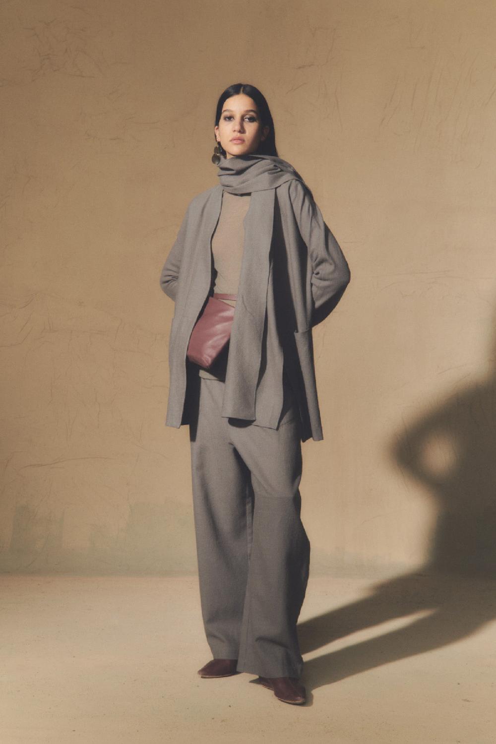 Cortana Patti Pantalón En Lana Virgen Gris