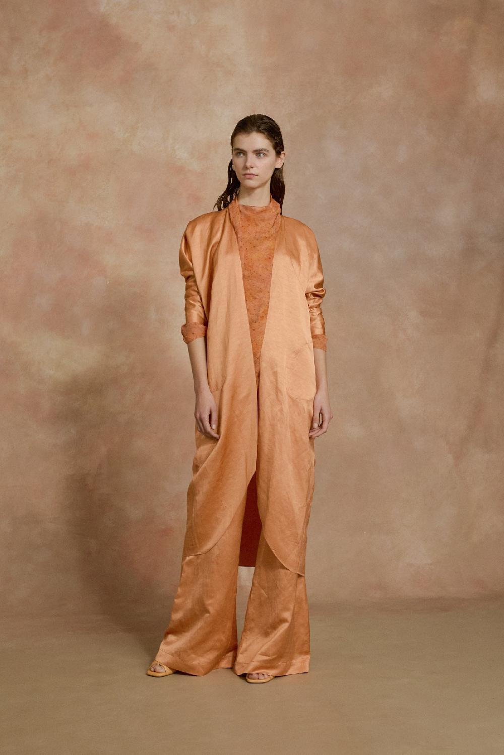 Cortana Paz Chaqueta Larga Nacar