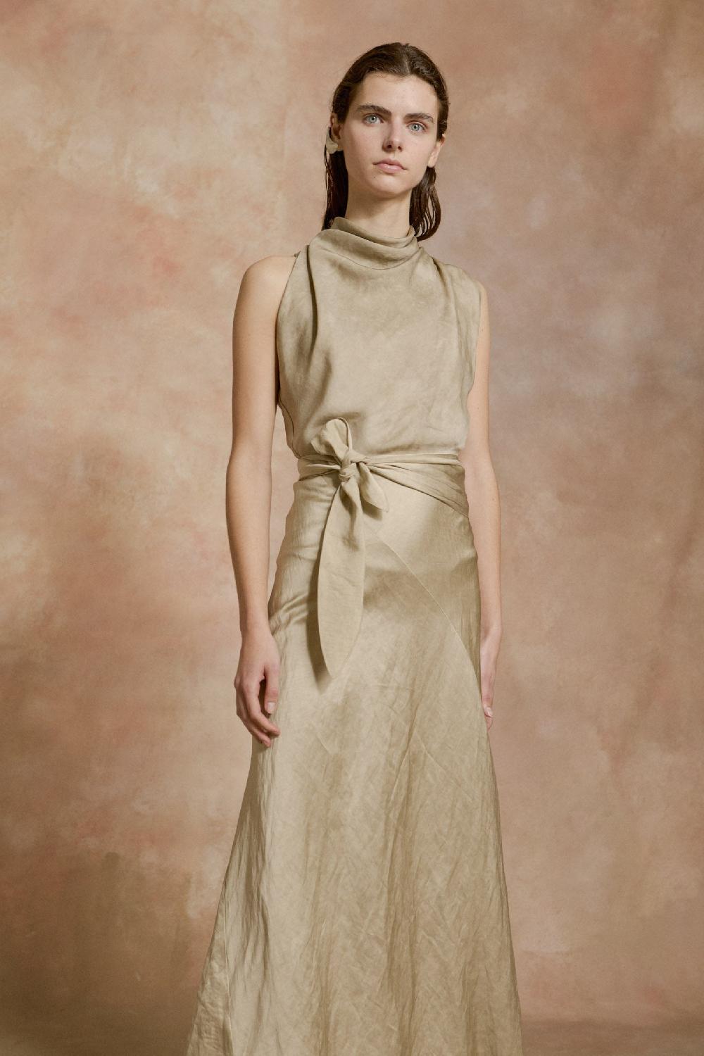 Cortana Paz Falda Larga Nacar