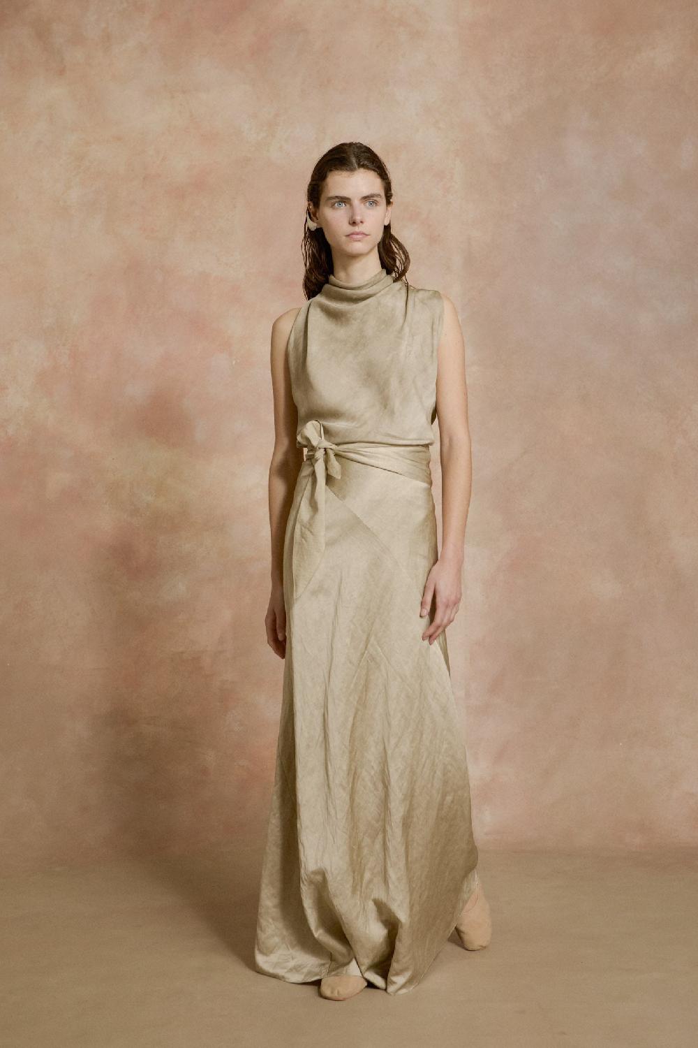 Cortana Paz Falda Larga Nacar