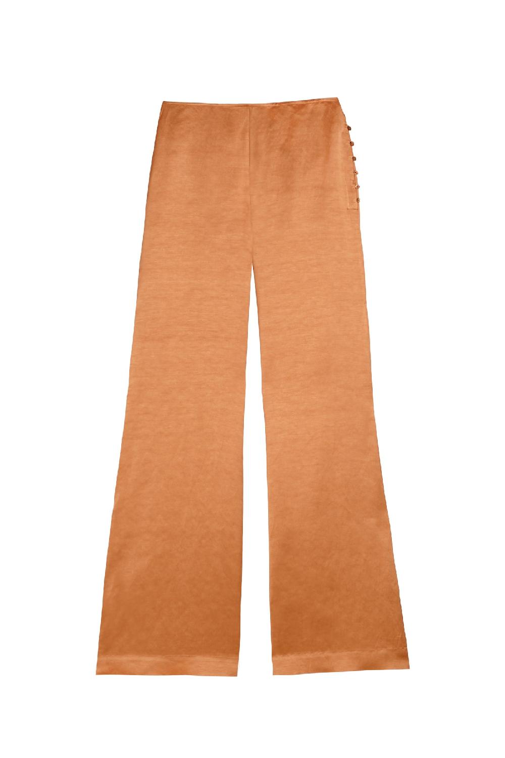 Cortana Paz pantalon de campana mandarina