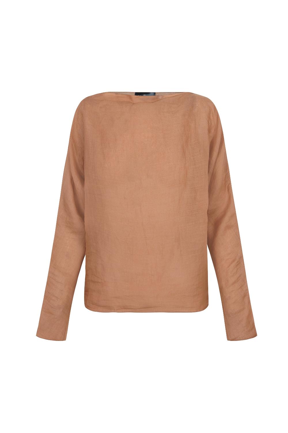 Cortana Pune Top En Ramio Terracota