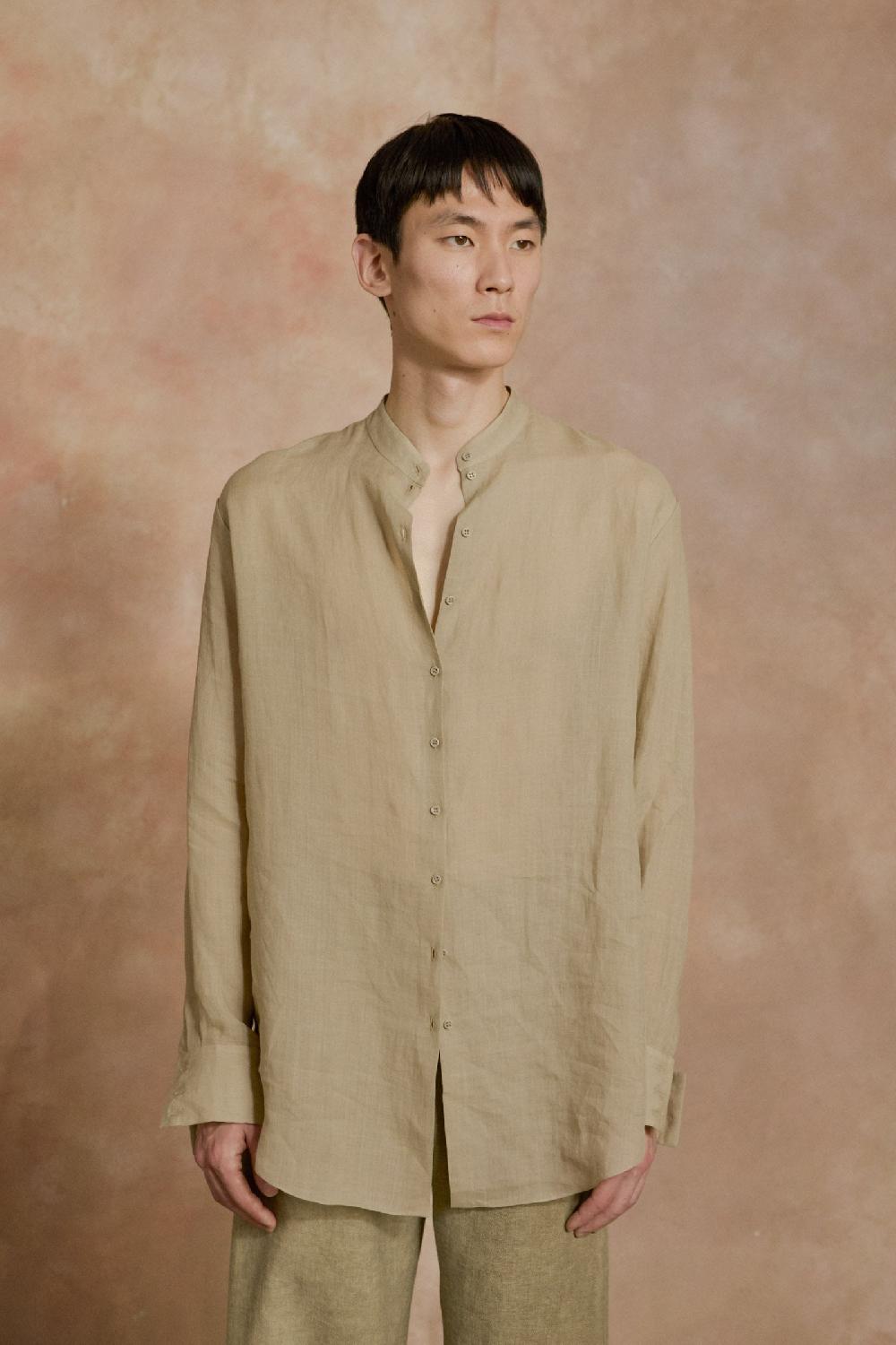 Cortana Raoul Camisa De Ramio Verde Salvia