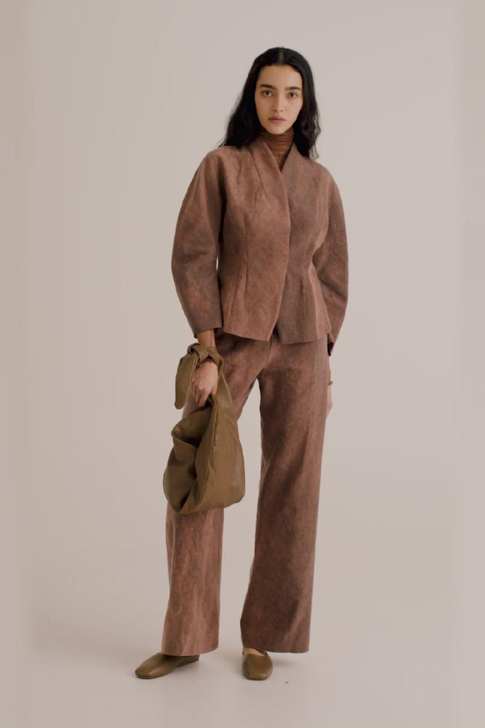 Cortana Ruth Chaqueta Entallada Fade Clay