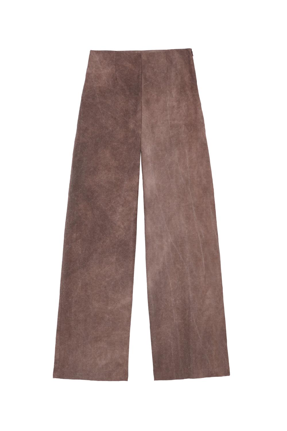 Cortana Ruth pantalon de talle alto fade clay