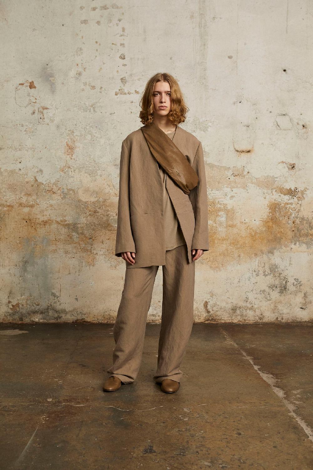 Cortana Ruwen Pantalon De Talle Alto Gris