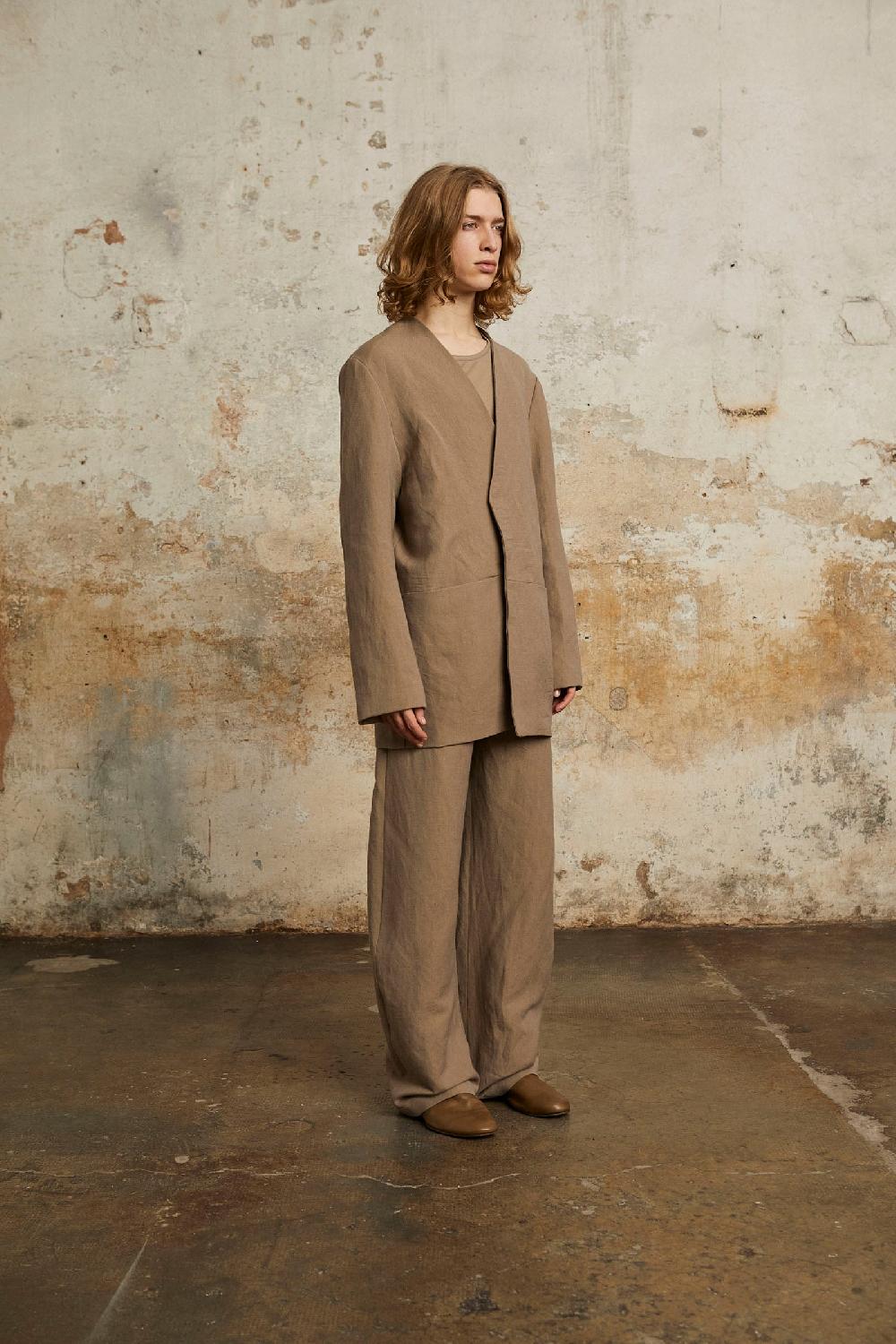 Cortana Ruwen Pantalon De Talle Alto Gris