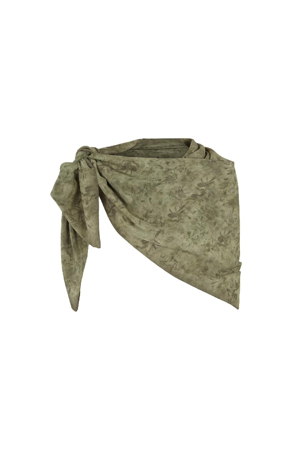 Cortana Salma Estola En Seda Herba Print