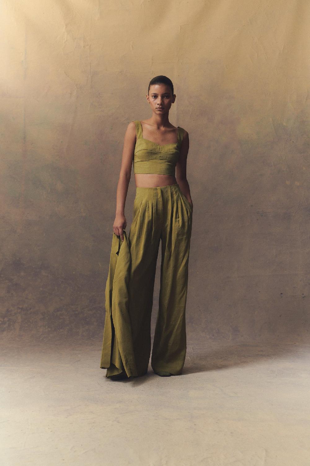 Cortana She Top Bustier Pistacho