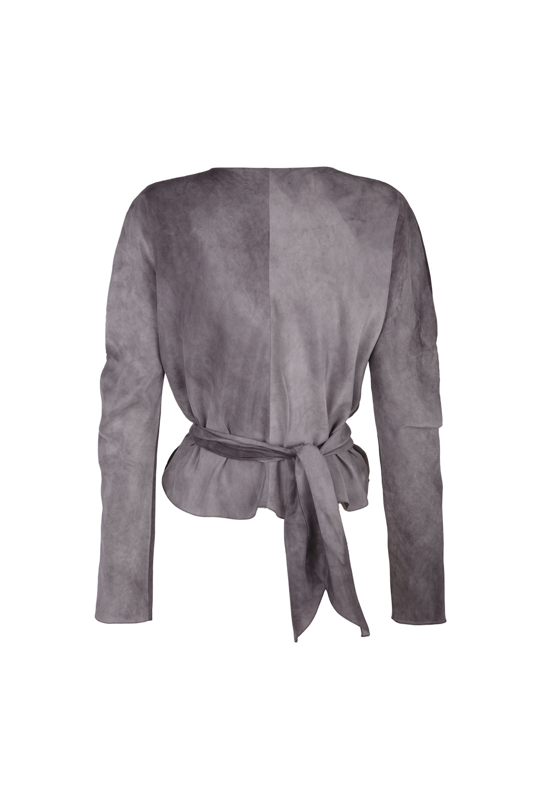 Cortana Sparkle Top De Seda Habotai Lila Maltinto