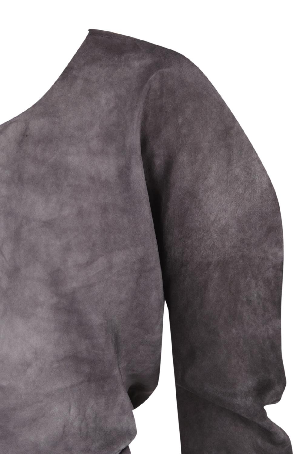 Cortana Sparkle Top De Seda Habotai Lila Maltinto