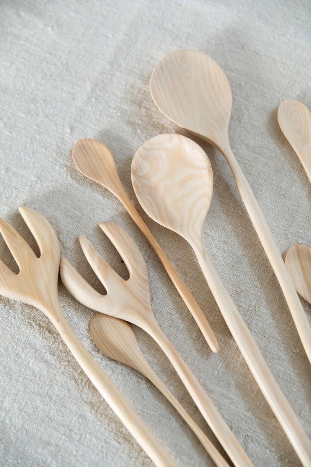 Cortana Tenedor De Madera Para Ensaladas