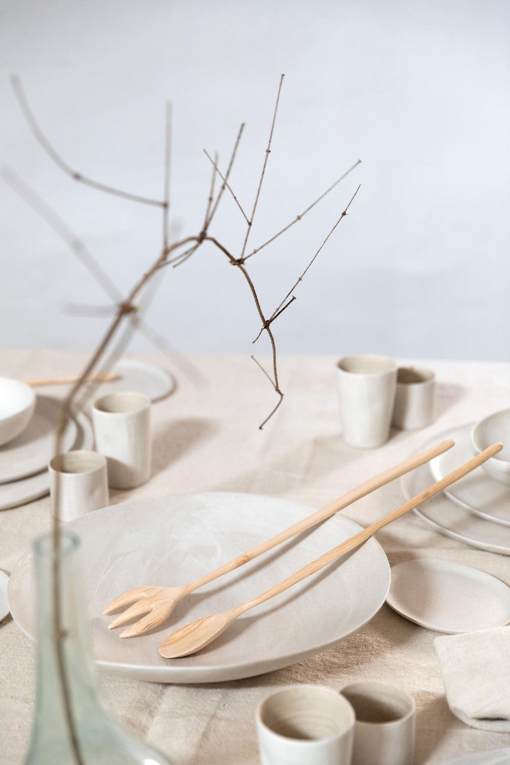 Cortana Tenedor De Madera Para Ensaladas