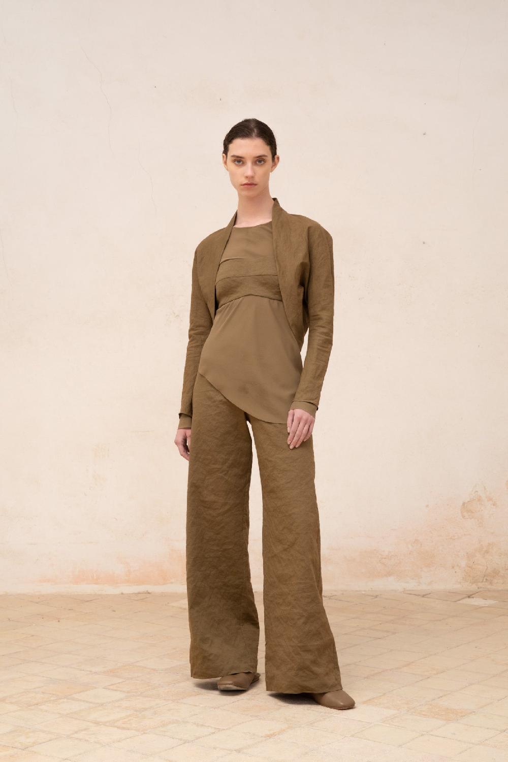 Cortana Turmalina Chaqueta Corta Kaki