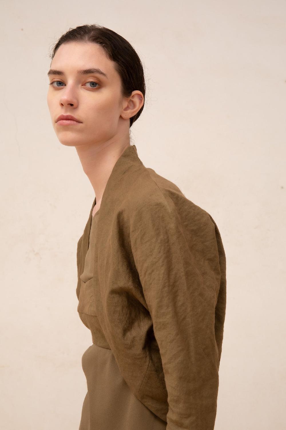 Cortana Turmalina Chaqueta Corta Kaki