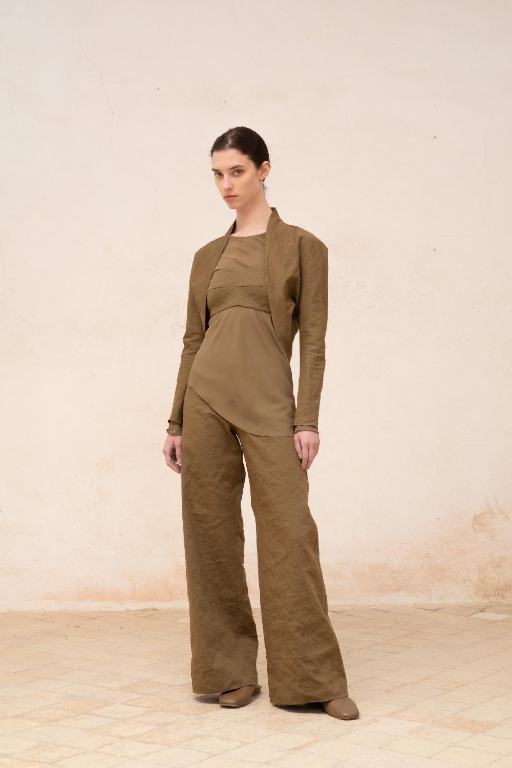 Cortana Turmalina Chaqueta Corta Kaki