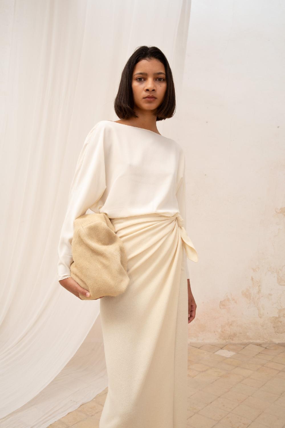 Cortana U L Bolso En Ante Cepillado Crudo