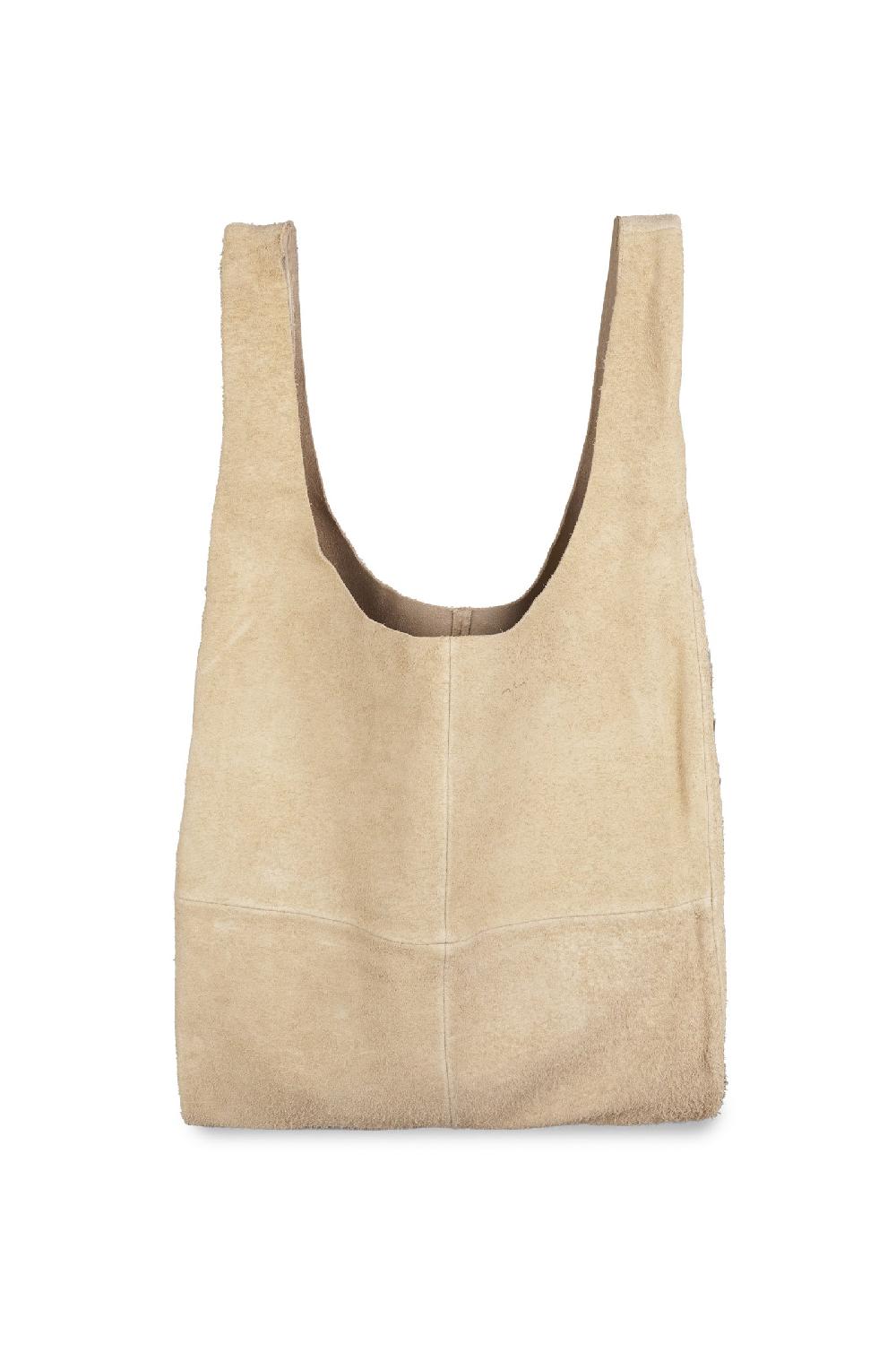 Cortana U L bolso en ante cepillado crudo