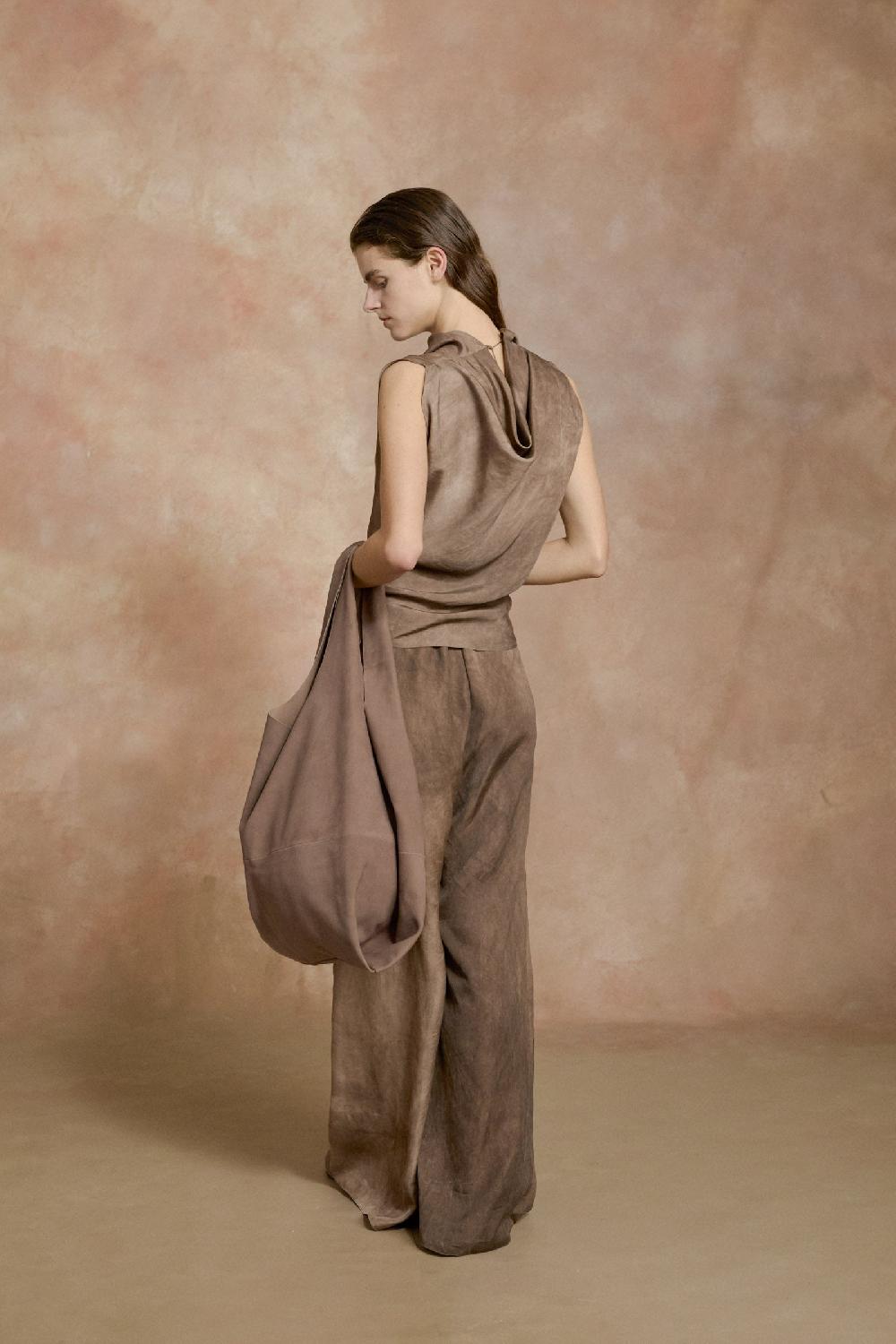 Cortana U XL Bolso De Ante Cacao