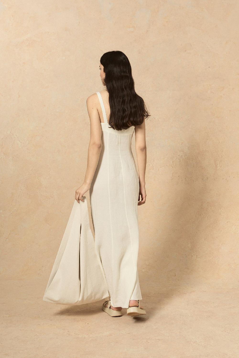 Cortana U XL Bolso En Algodón Lavado Crudo