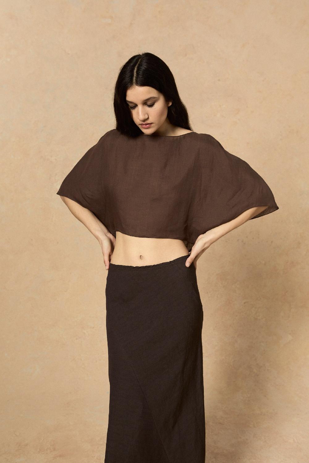 Cortana Ufo Top En Ramio Ciruela