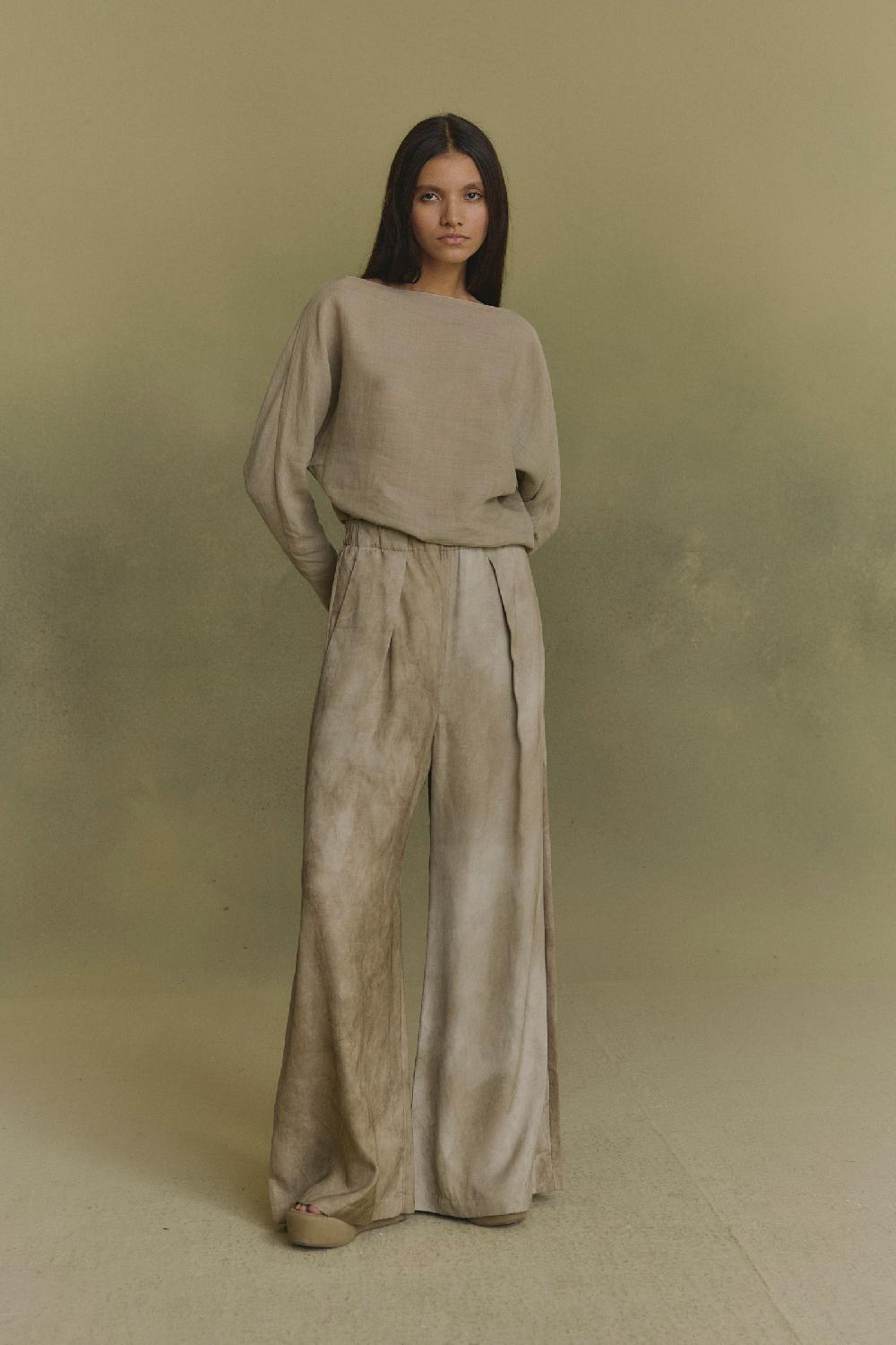 Cortana Yo Top De Ramio Verde Salvia