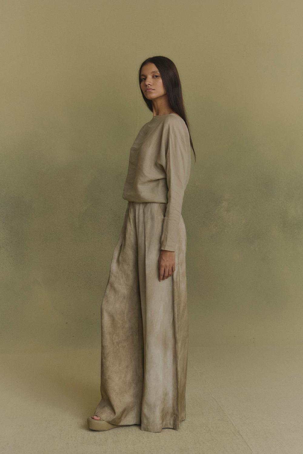 Cortana Yo Top De Ramio Verde Salvia