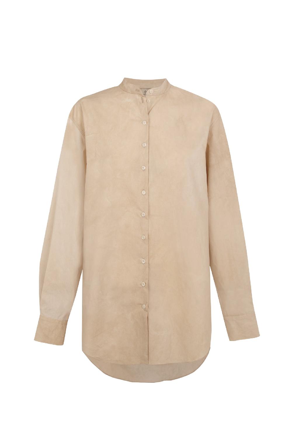 Cortana Yoko camisa popelin beige maltinto