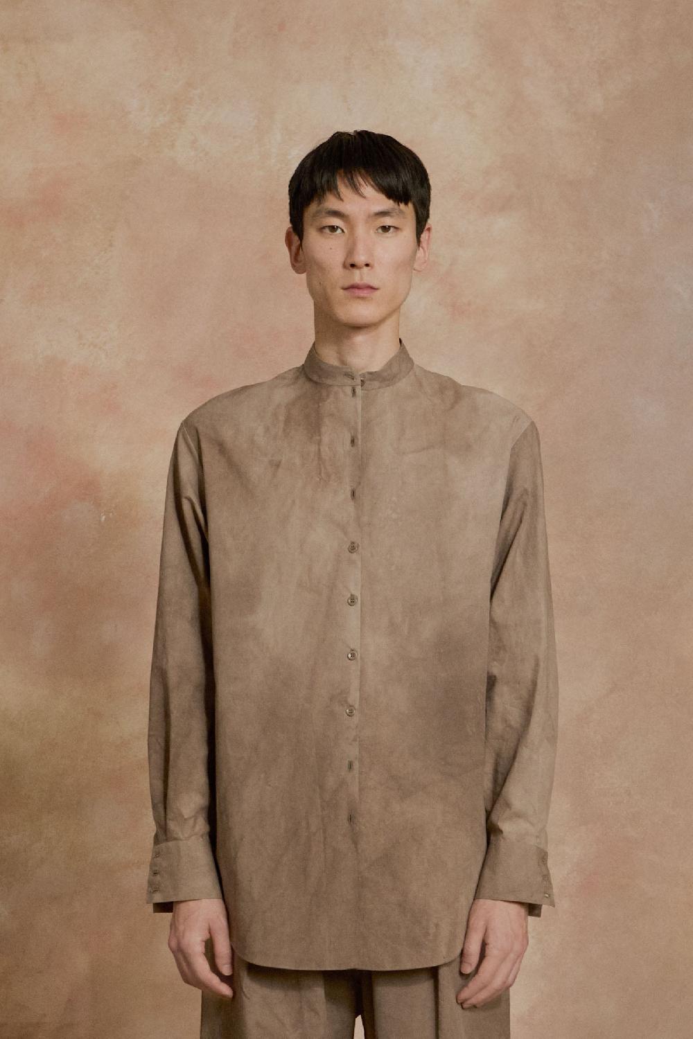 Cortana Yoko Camisa Popelin Cacao Maltinto