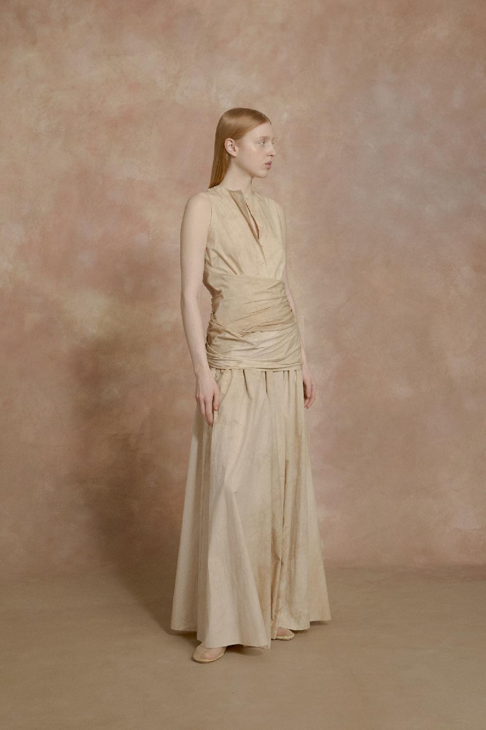 Cortana Yoko Top Beige Maltinto