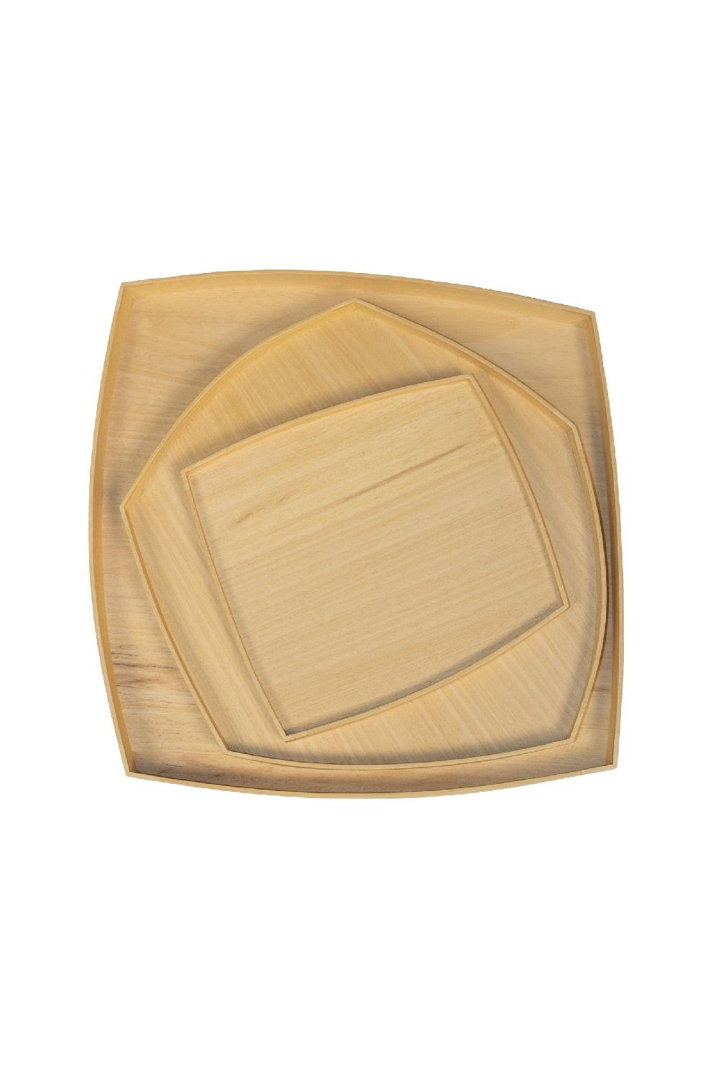Cortana Geom Bandejas Geométricas En Madera De Ayous