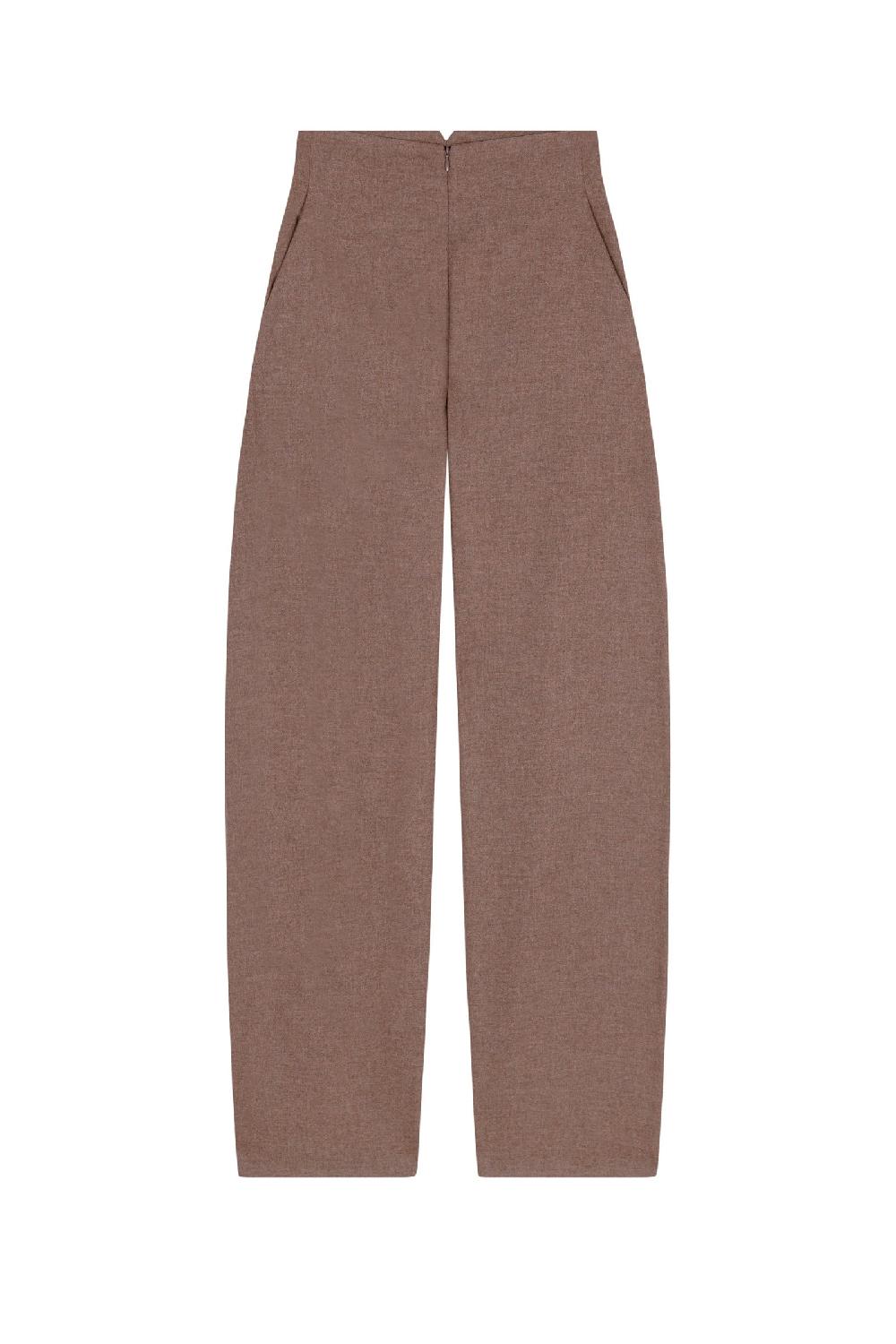 Cortana Lanna pantalón en lana virgen y cachemir cappuccino