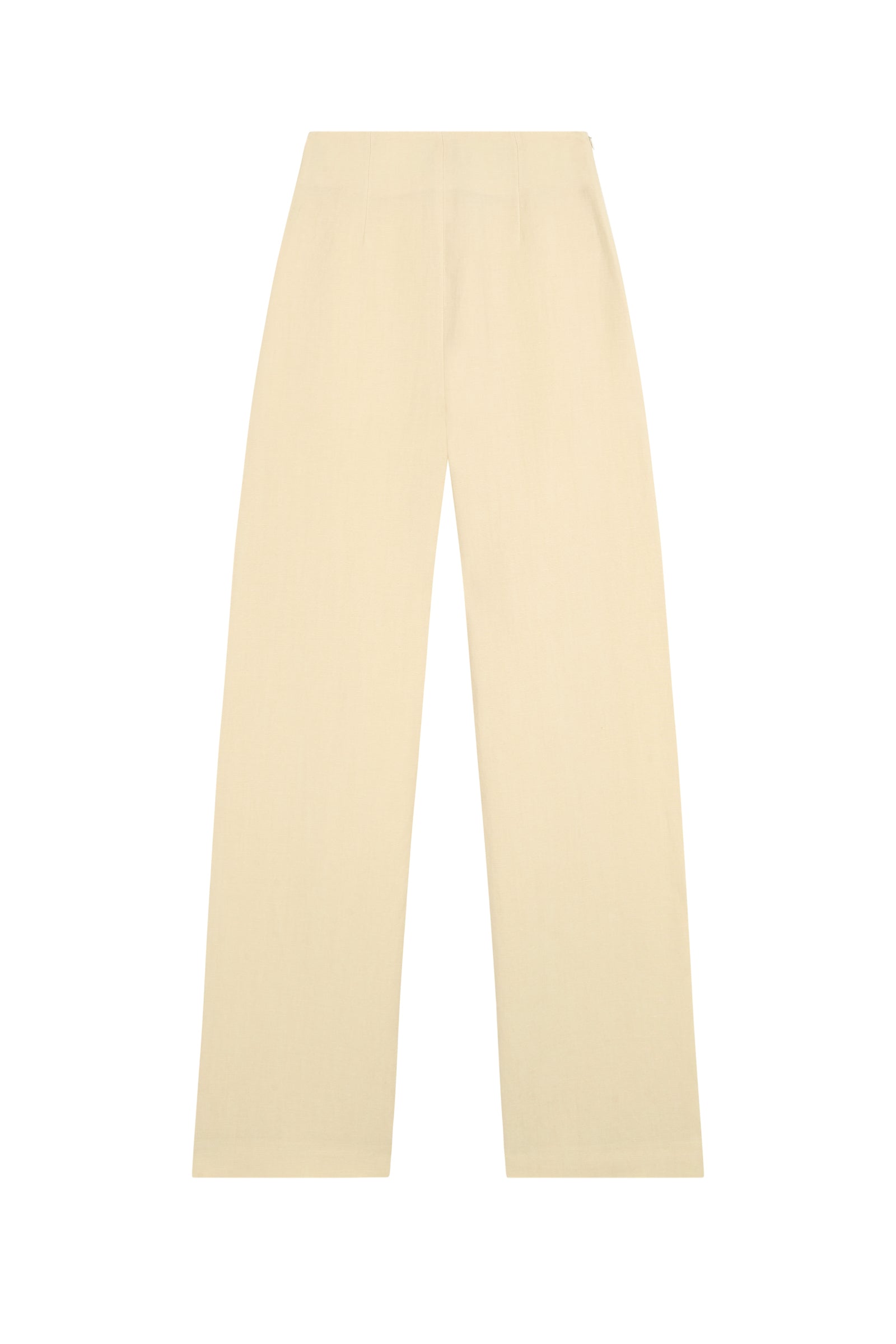 Cortana Margot pantalón en lino y lana virgen vainilla
