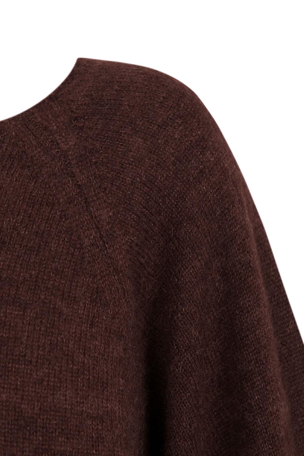 Cortana Marlon Jersey En Baby Alpaca Y Lana Merino Rosa