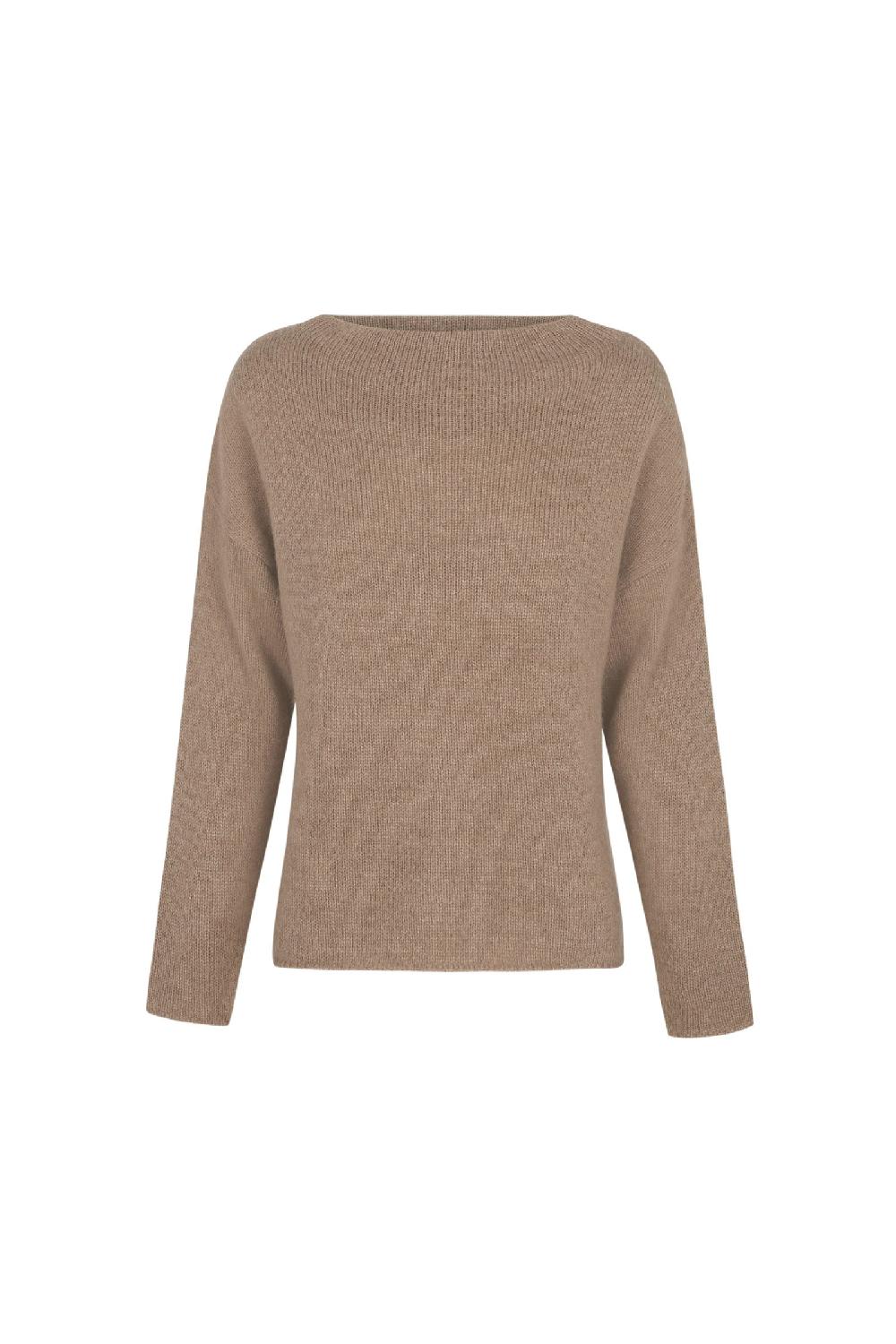 Cortana Nima jersey oversize de alpaca cachemir y seda visón