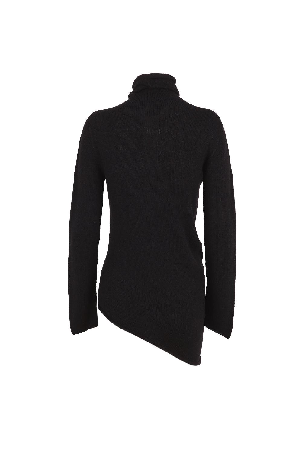 Cortana Snow Jersey De Cuello Alto En Lana Y Cachemir Negro