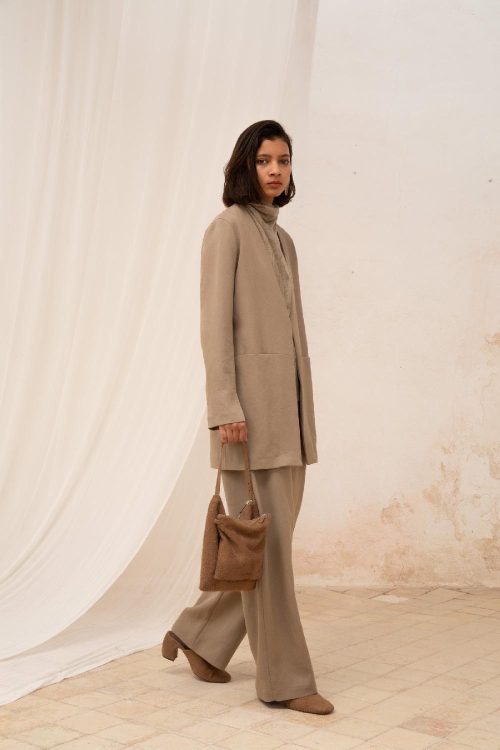 Cortana Twice Leather Combo En Ante Cepillado Marrón