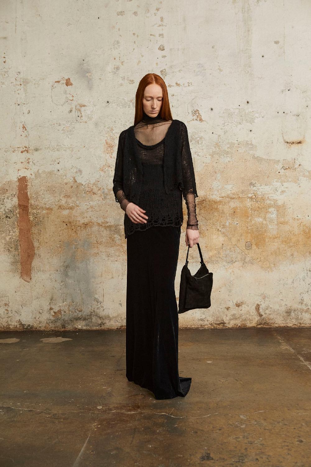 Cortana Twice Leather Combo En Ante Cepillado Negro