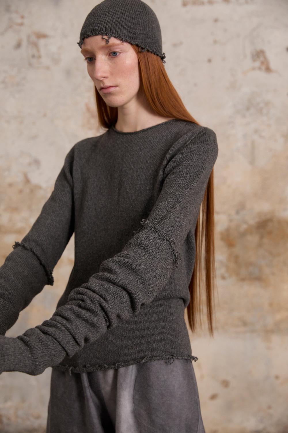 Cortana Winter Gorro De Lana Y Cachemir Gris Melange