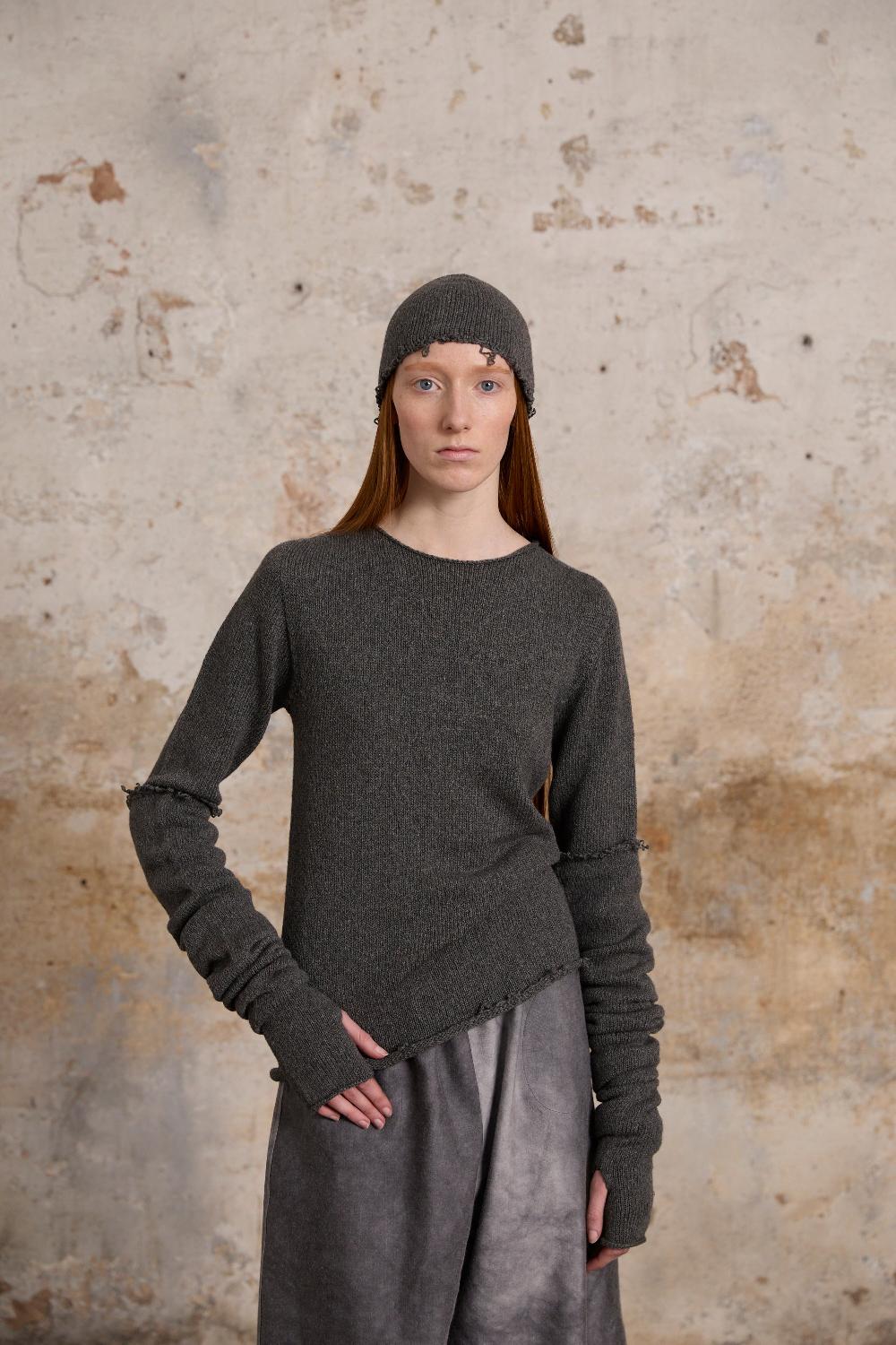 Cortana Winter Jersey De Lana Y Cachemir Gris Melange