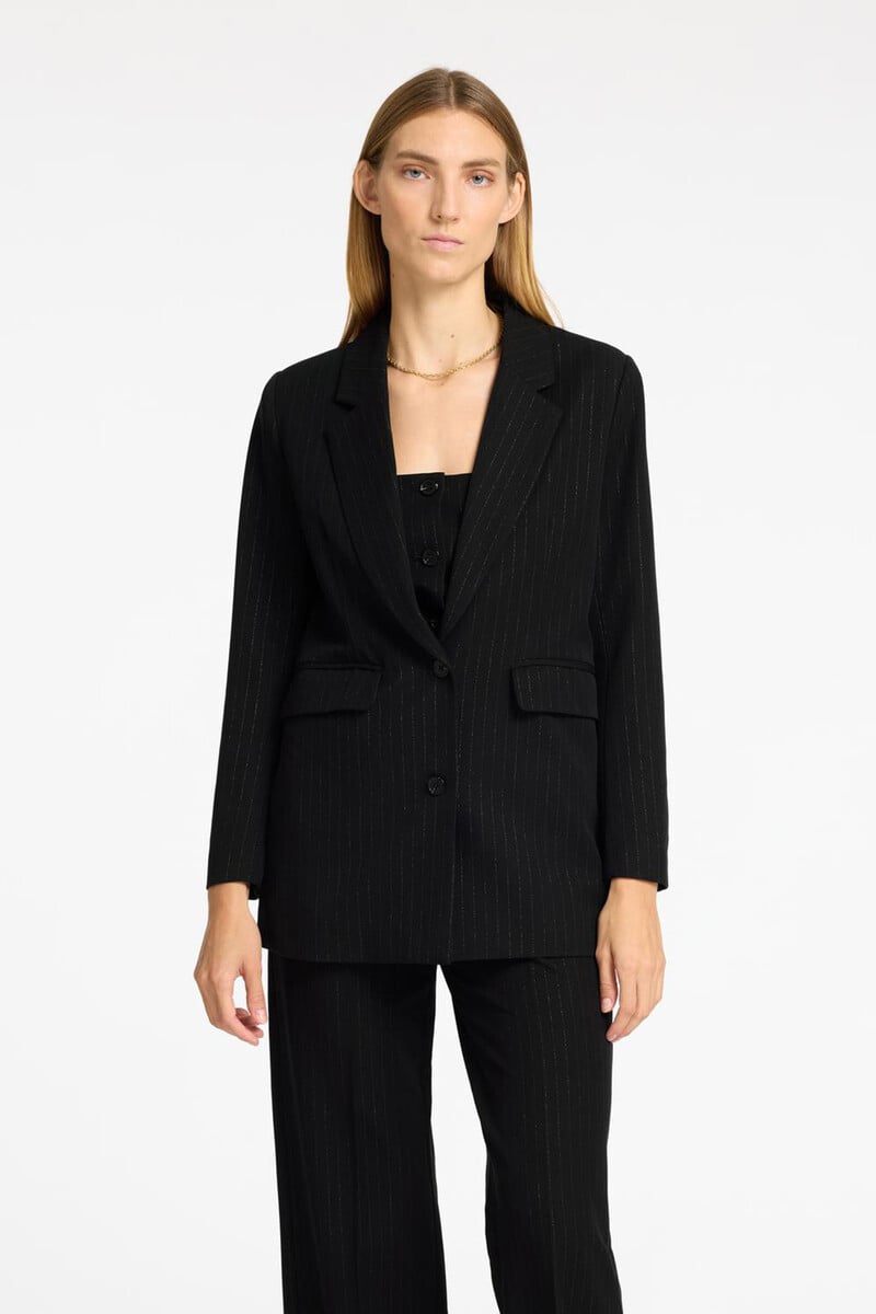 Cortefiel Americana De Traje Regular Fit Con Detalle De Raya Diplomática En Plateado