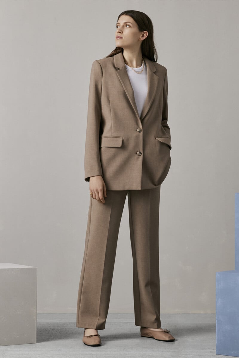 Cortefiel Americana De Traje Regular Fit Confeccionada Con Materiales Reciclados