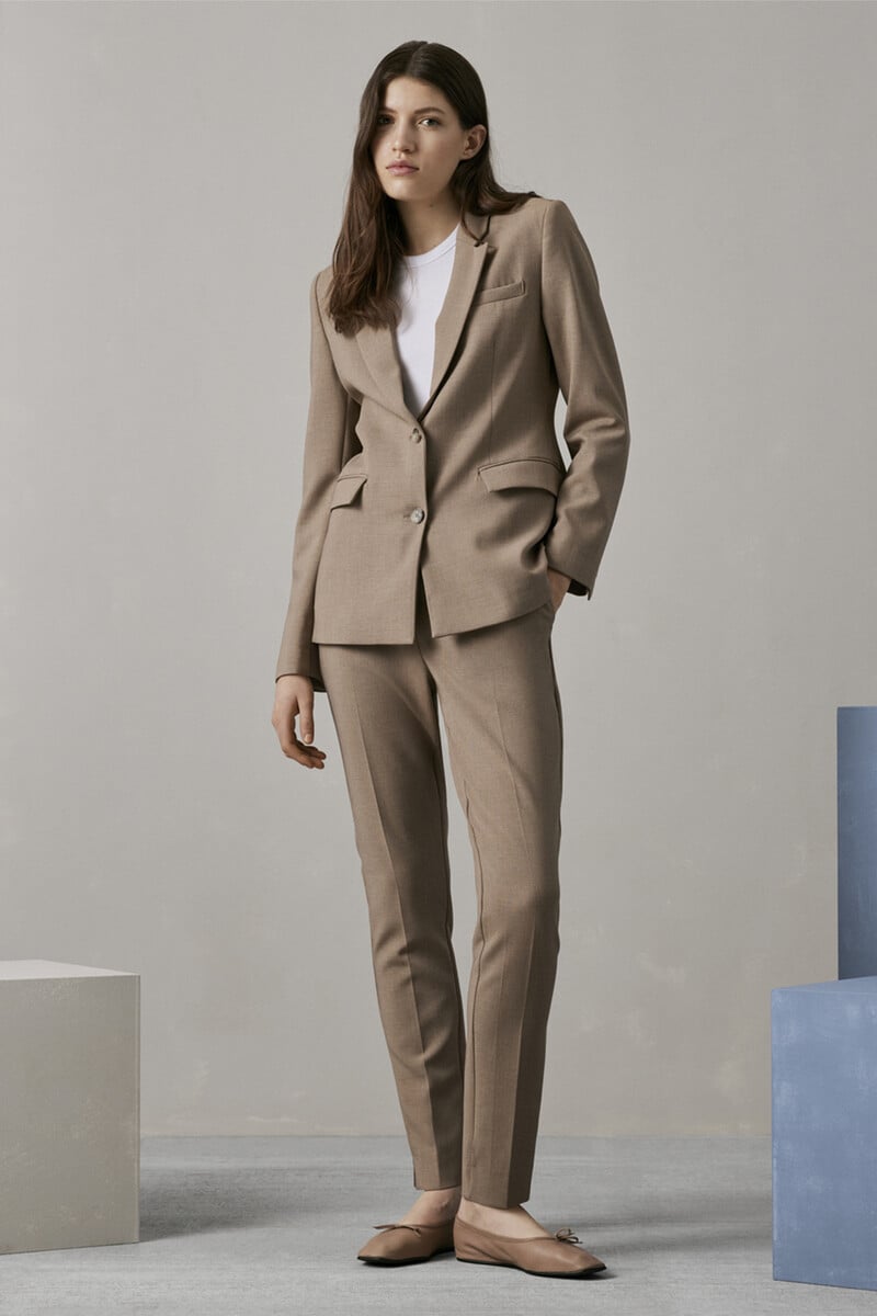 Cortefiel Americana de traje Regular Fit confeccionada con materiales reciclados