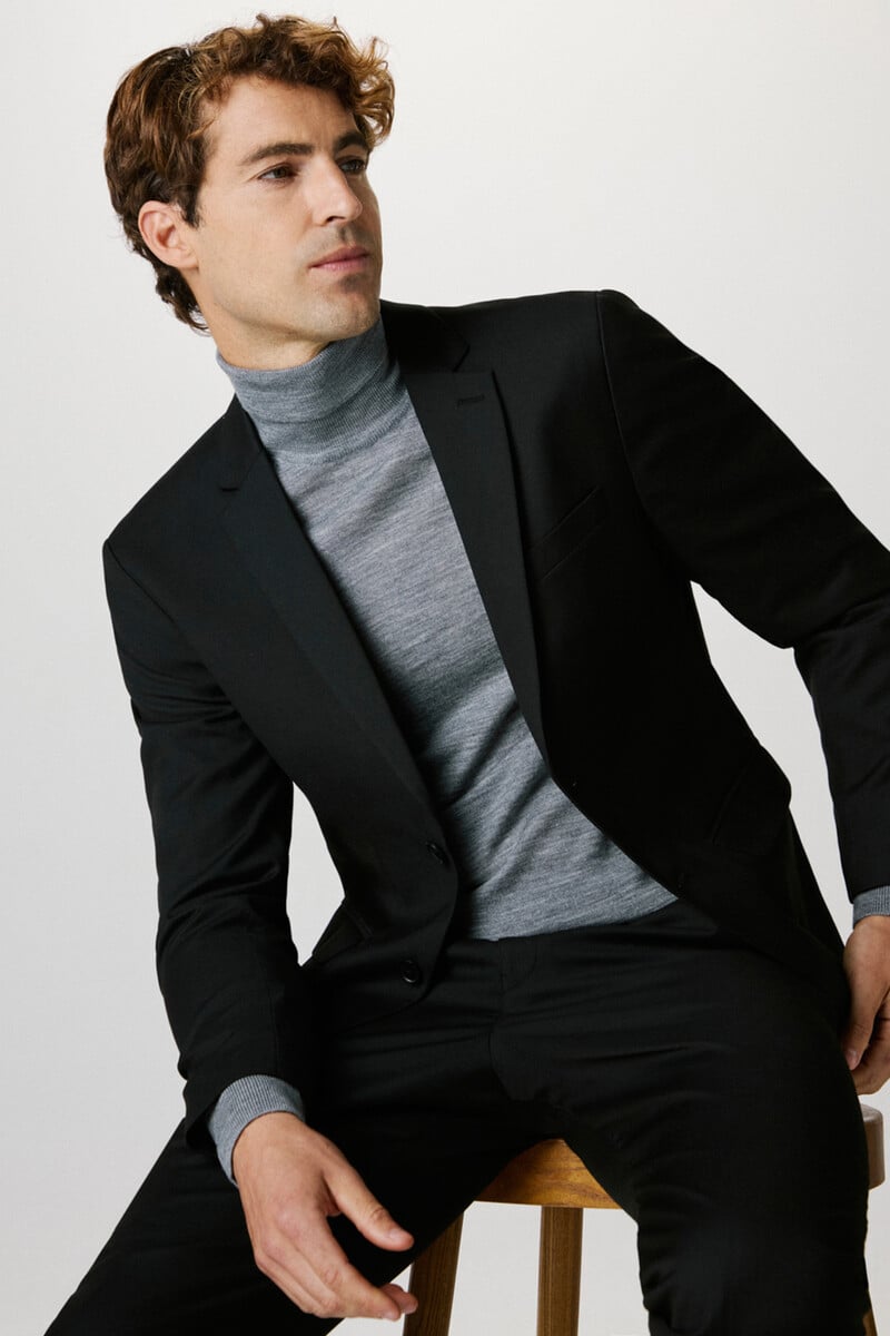 Cortefiel Americana De Traje Slim Fit Confeccionada Con Materiales Reciclados