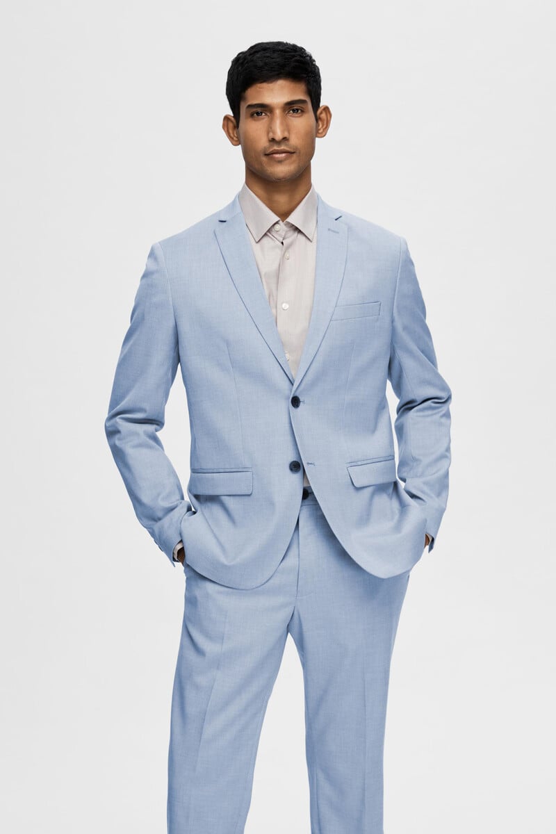 Cortefiel Americana De Traje Slim Fit Confeccionada Con Materiales Reciclados